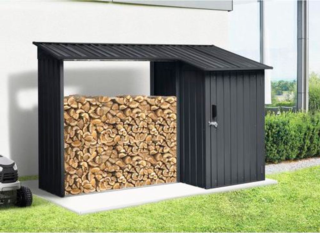 Kombinovaný dřevěný přístřešek Místnost pro zahradní Obrázek produktu 