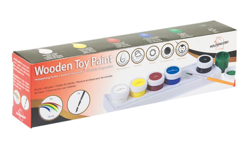 Farben für Holzspielzeug Produktbild 