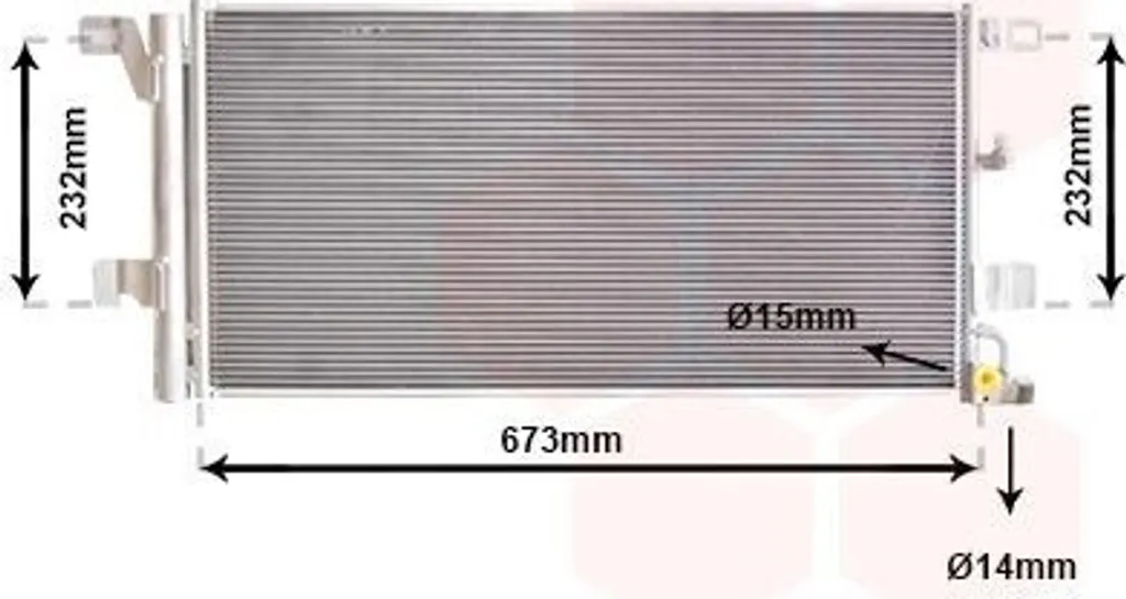 Condenseur de climatisation avec déshydrateur pour Audi A4 B9 8W5 8WD