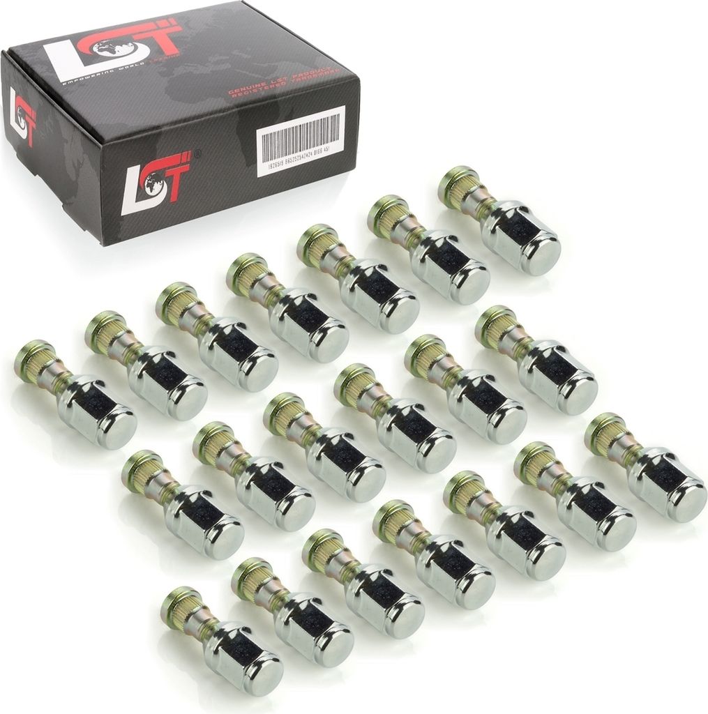20x UNIVERSAL RÄNDELBOLZEN MIT RADMUTTER - M12x1,5 x 51mm
