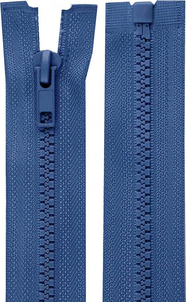 1 Reißverschluss Profil 5mm 95cm teilbar, Profilreißverschluss Autolock Farbwahl,jeansblau
