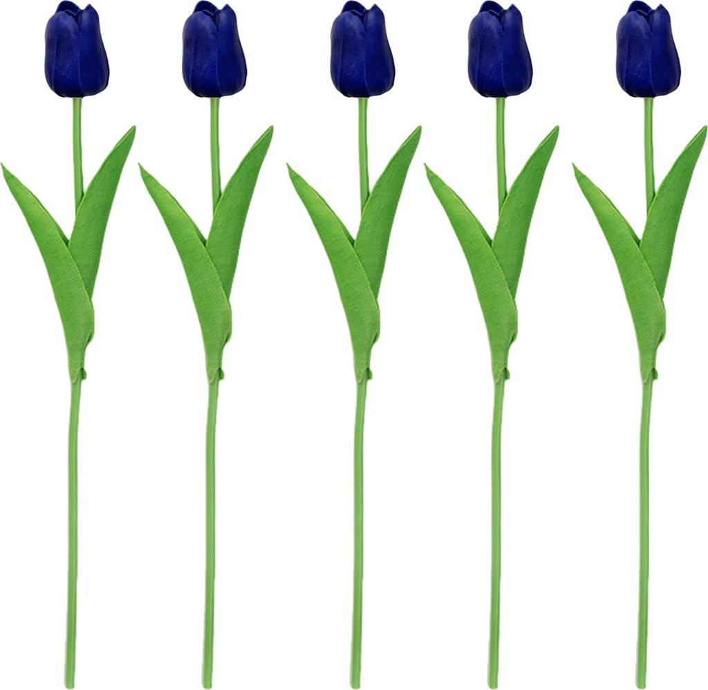 Künstliche Tulpen, 34 cm, 5 Stück, künstliche Tulpen, Kunstblumen, Kunsttulpen, Großpackung, Muttertagsgeschenk für Vase, Zuhause, Küche, Hoc...