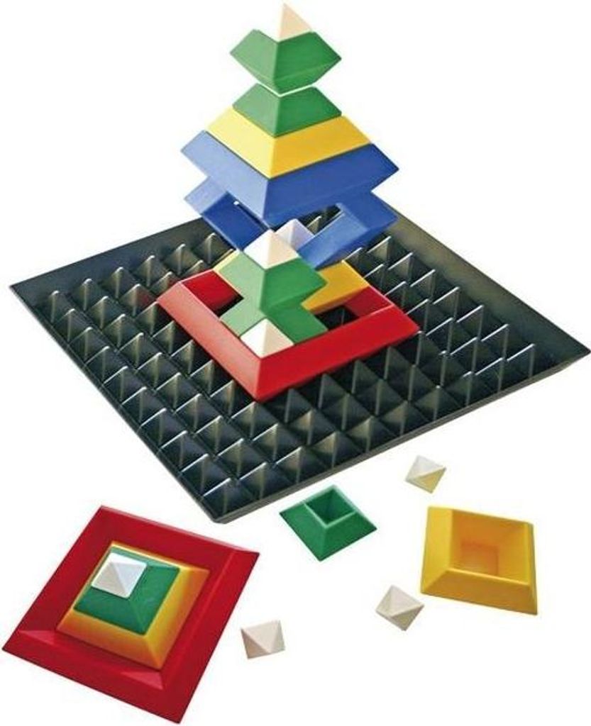 Trojuholníkové puzzle so základňou, 24 dielikov + základňa Obrázok produktu 