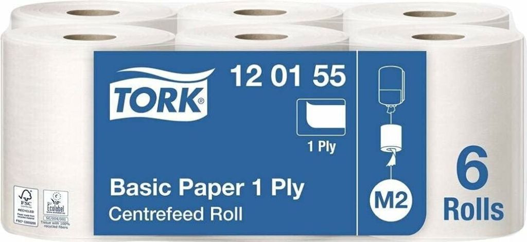 TORK 120155 6 rouleaux d'essuie-tout Universal 1 épaisseur Image du produit 
