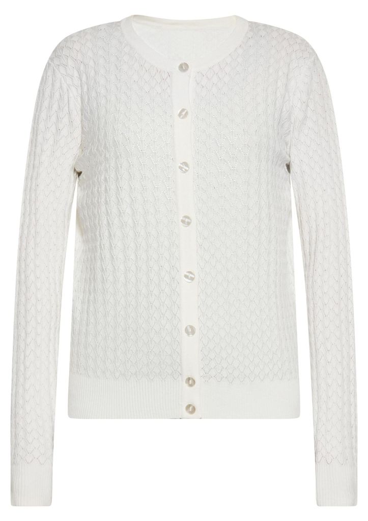 EVERA Damen Cardigan - Offwhite, L