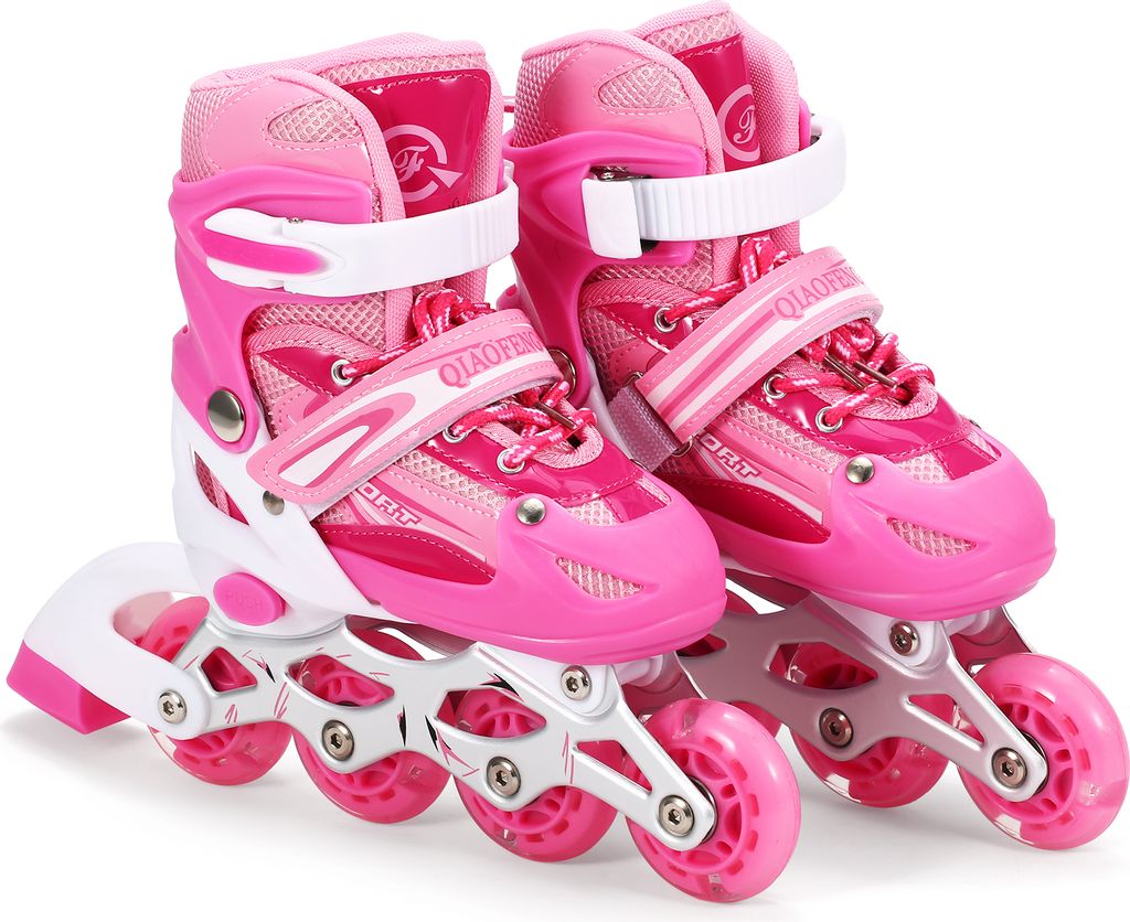 Lixada Inline Skates Kinder Vestellbare Inliner mit beleuchteten PolyurethanRädern Rollschuhe Geschenk für Kinder ,Jungen Mädchen Damen Herren, ...