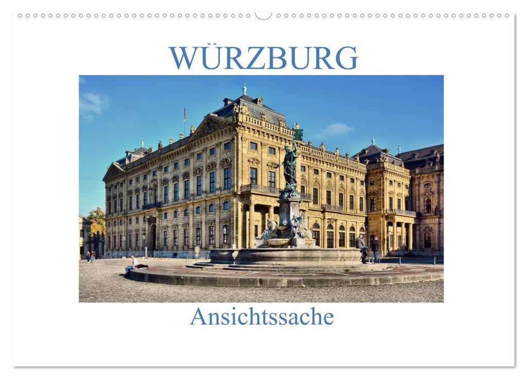 Würzburg - Ansichtssache (Wandkalender 2027 DIN A2 quer), CALVENDO Monatskalender