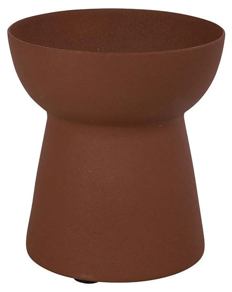 Petit Vase Métal Rustique pour Fleurs Séchées Décoration Maison 12cm