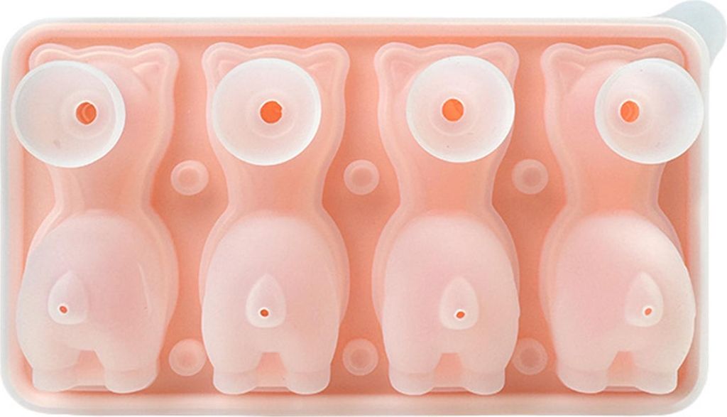 Alpaka-Eisform aus Silikon, BPA-frei, leicht zu lösen, Eis am Stiel, wiederverwendbar, Seifen-/Kerzenform, DIY-Eismaschine für Zuhause, Küche, O...