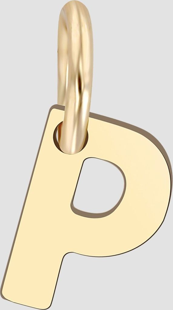 375/- Gold Anhänger "Golden Initials" ohne Kette, Buchstaben, Initialien, 9 Karat, Gelbgold
