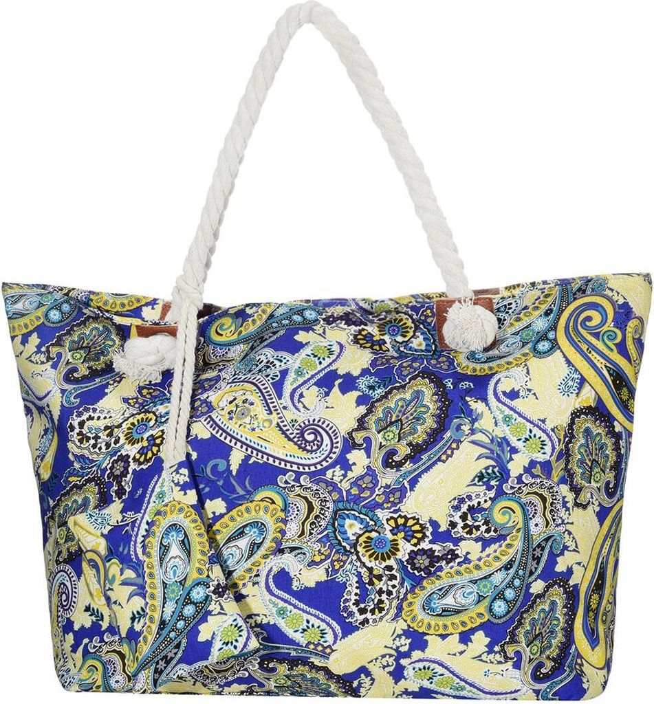 Große Strandtasche Shopper mit Reißverschluss - Produktbild 