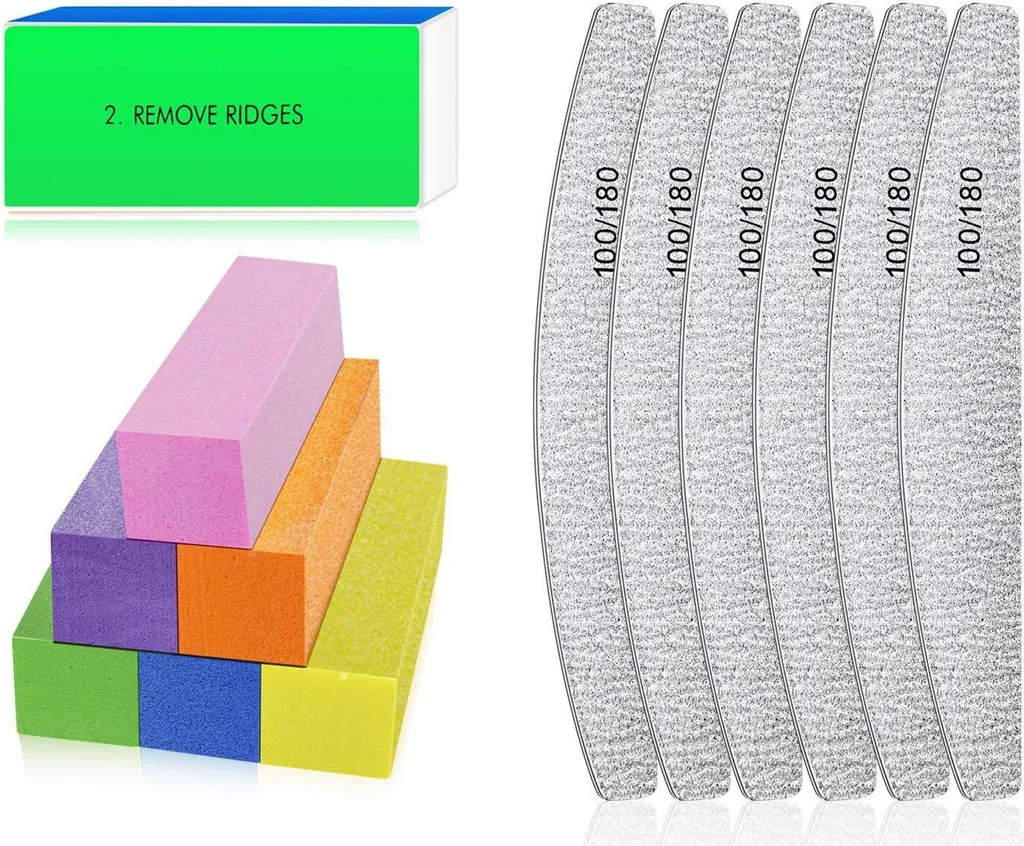 Lima per Unghie a Blocco | Lucidatura Rapida per Manicure Gel e Naturale