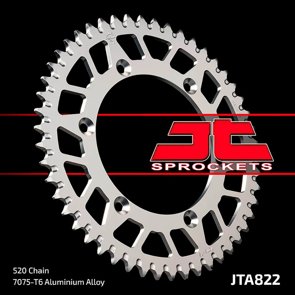 Pignon Arrière JT Sprockets Aluminium 49 Dents pour Moto de Cross