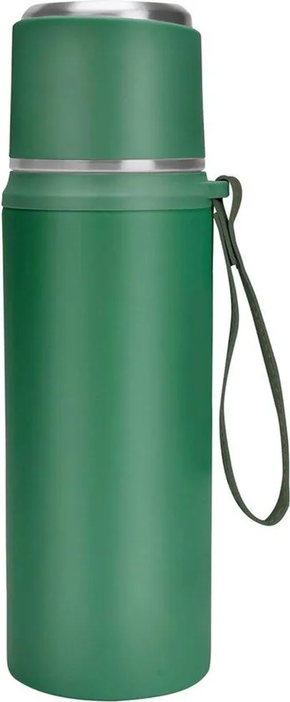 Bouteille isotherme inox 800ml verte avec isolation vide double paroi