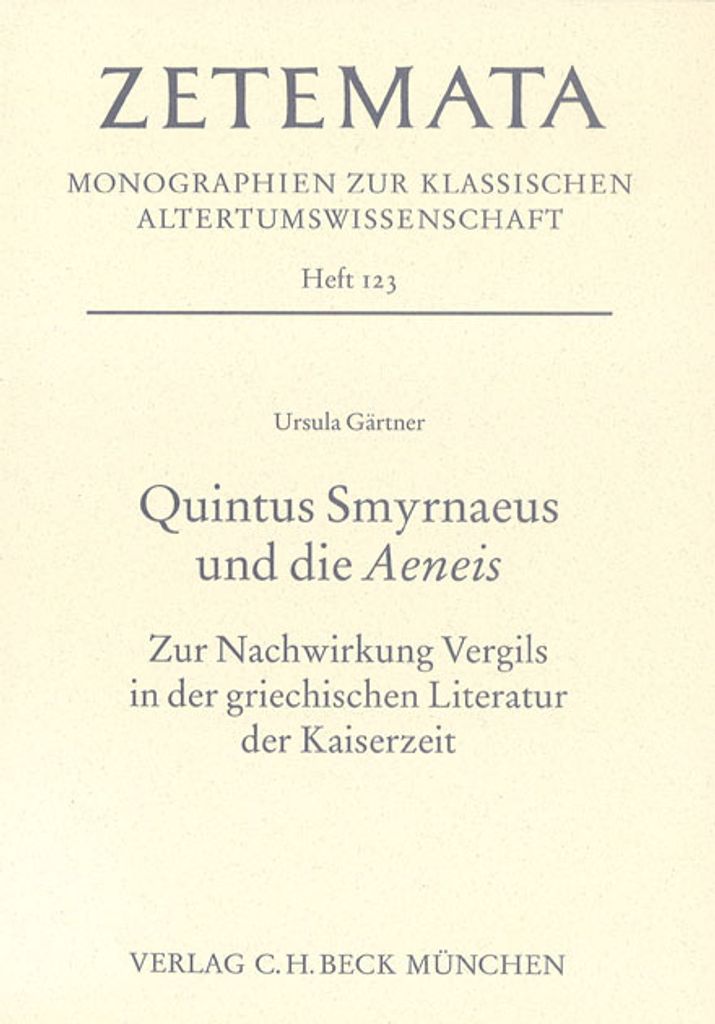 Quintus Smyrnaeus und die Aeneis