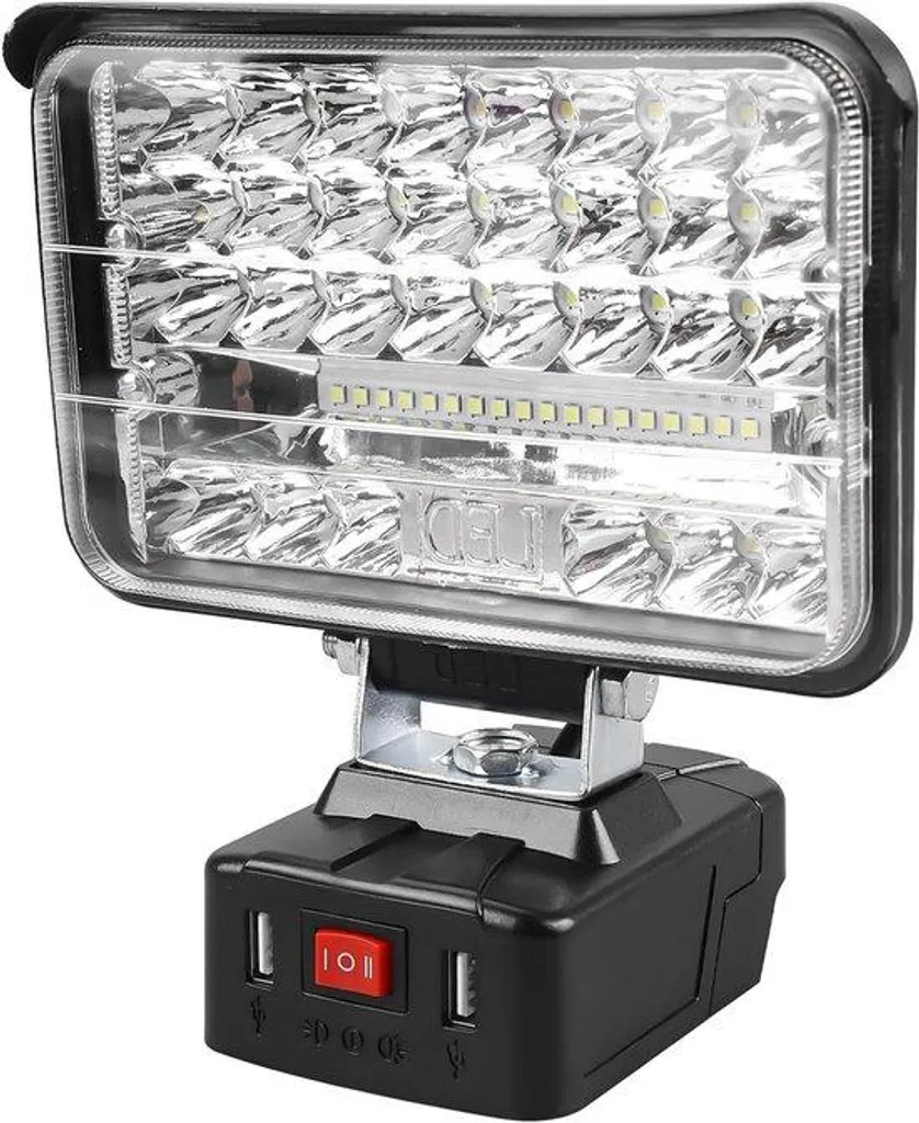 Lampe de chantier LED 48W puissante avec boîtier robuste 5 pouces