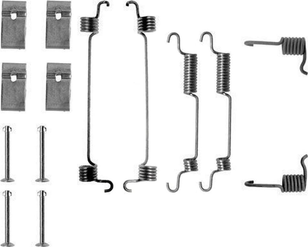 A.B.S. Zubehörsatz Bremsbacken 0735Q Hinten für HONDA CIVIC VI Hatchback (EJ, EK) 0,11kg