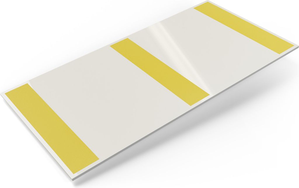 DEQORI Küchenrückwand Glas 80x40 cm 'Hellgrau' Spritzschutz Produktbild 6