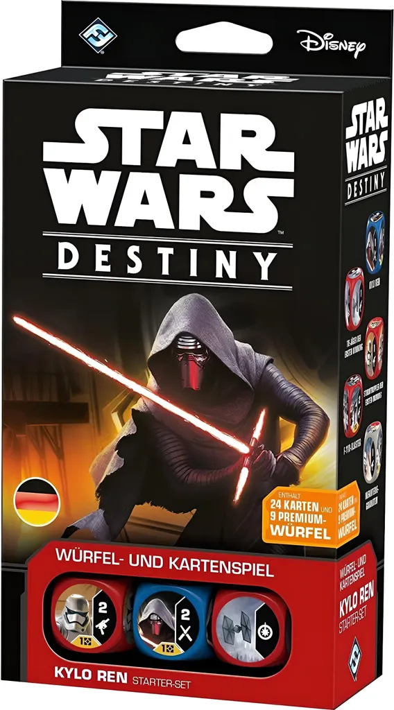 Star Wars Destiny Kylo Ren débuter le jeu de duel version Allemand