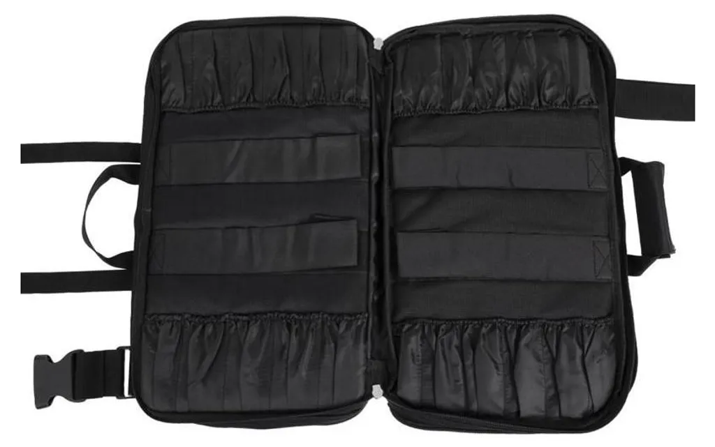 Custodia Coltelli Dick Nera Vuota - Borsa Professionale per Cuochi - 6