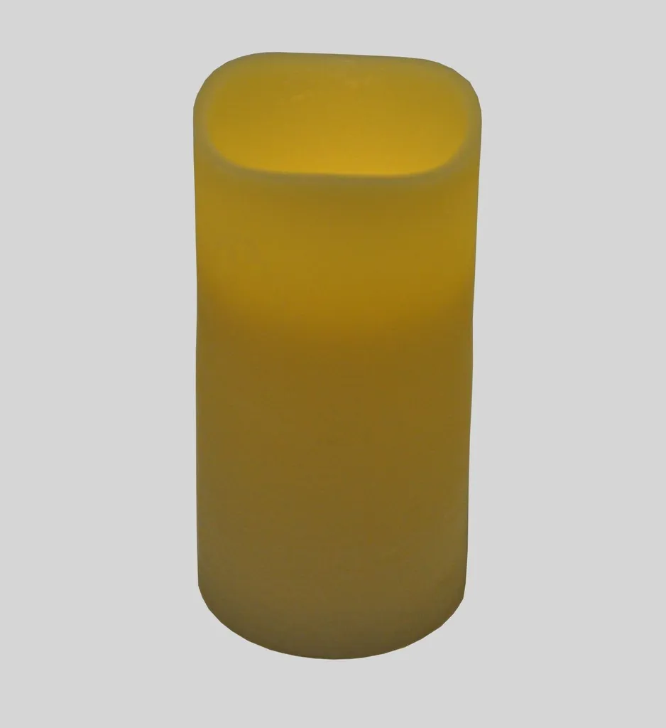 Bougie LED 15x30 Cire Soufflante - Décoration XXL sans danger, 30cm