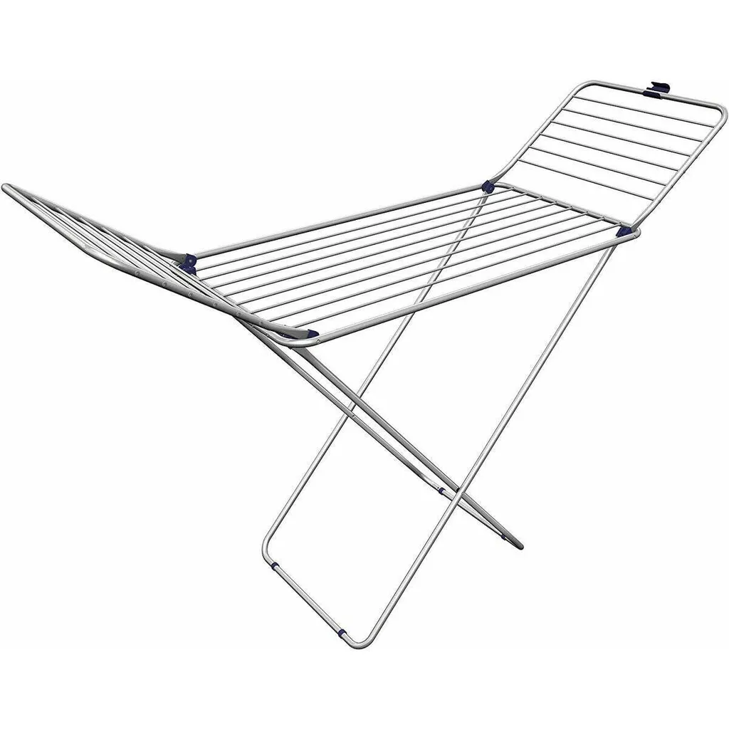 Étendoir à Linge sur Pieds Gimi Tender X Legs Argenté en Acier 20 Mètres