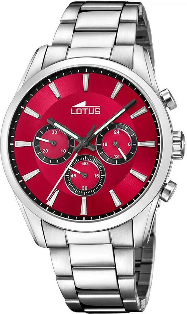 Miglior Prezzo Lotus UL18922/5 Orologio Uomo Acciaio e Rosso
