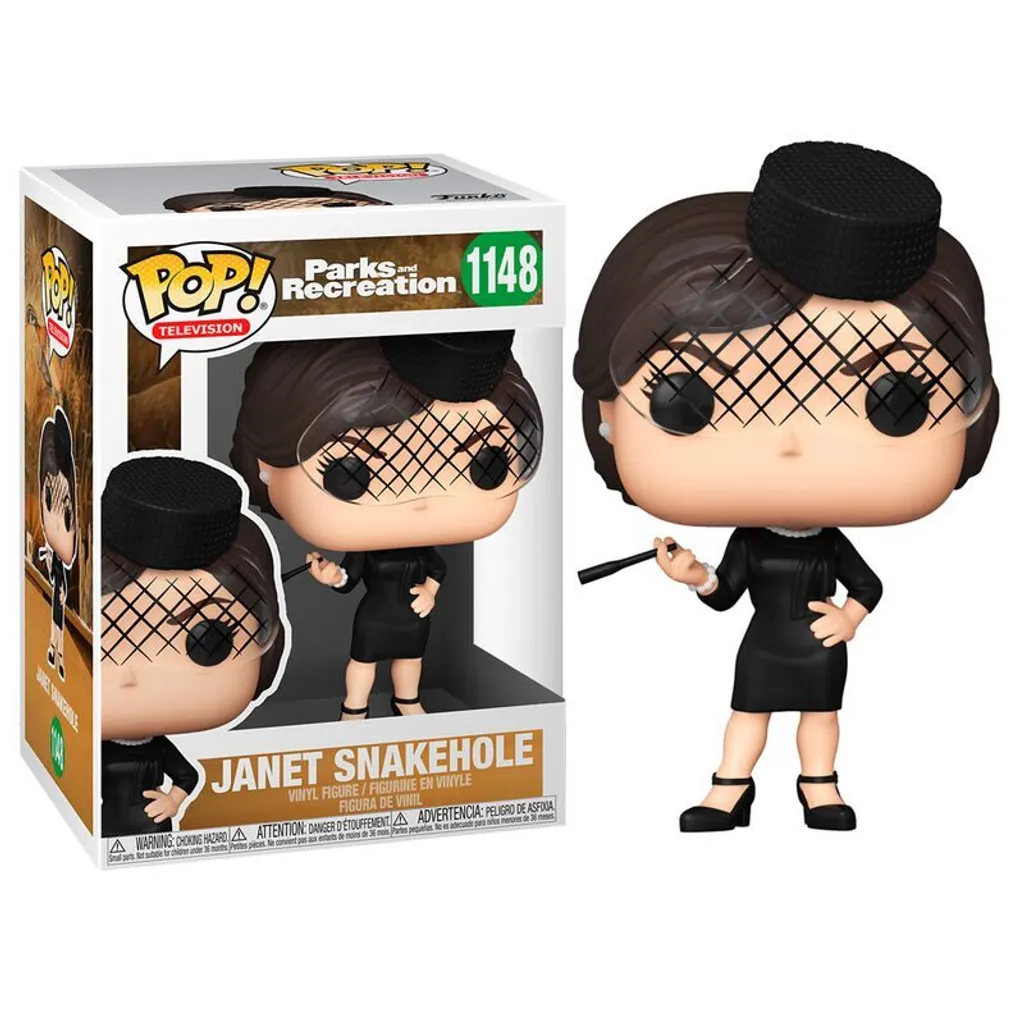 Déco bureau Parks & Recreation figurine Funko POP Janet Snakehole 1148