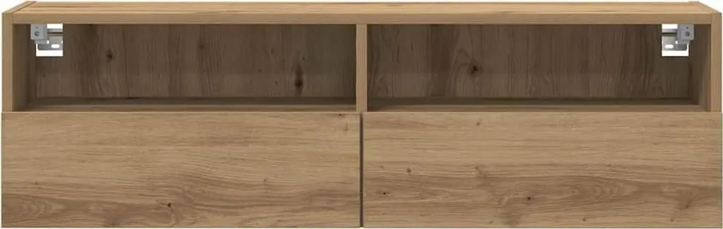 Maison Exclusive - Mobile TV 2 pezzi in rovere Artisan 100 x 30 x 30 cm - 7