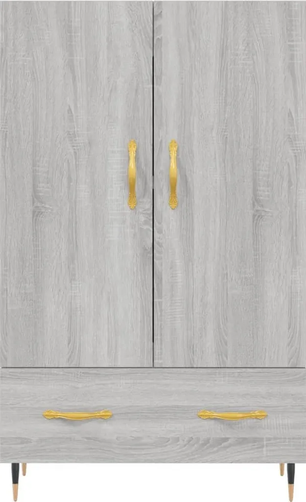 Credenza Alta Grigio Sonoma 69,5x31x115 cm | Arredo Casa Economico e Chic - 6