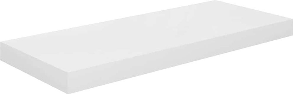 vidaXL Plávajúca polica s vysokým leskom biela 60x23,5x3,8 Obrázok produktu 
