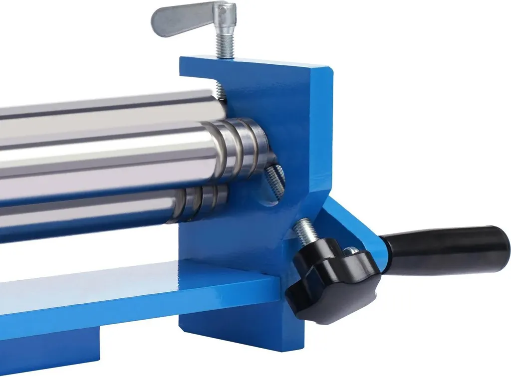 Roulage de tôle sans déformation : cintreuse manuelle 300 mm réglable