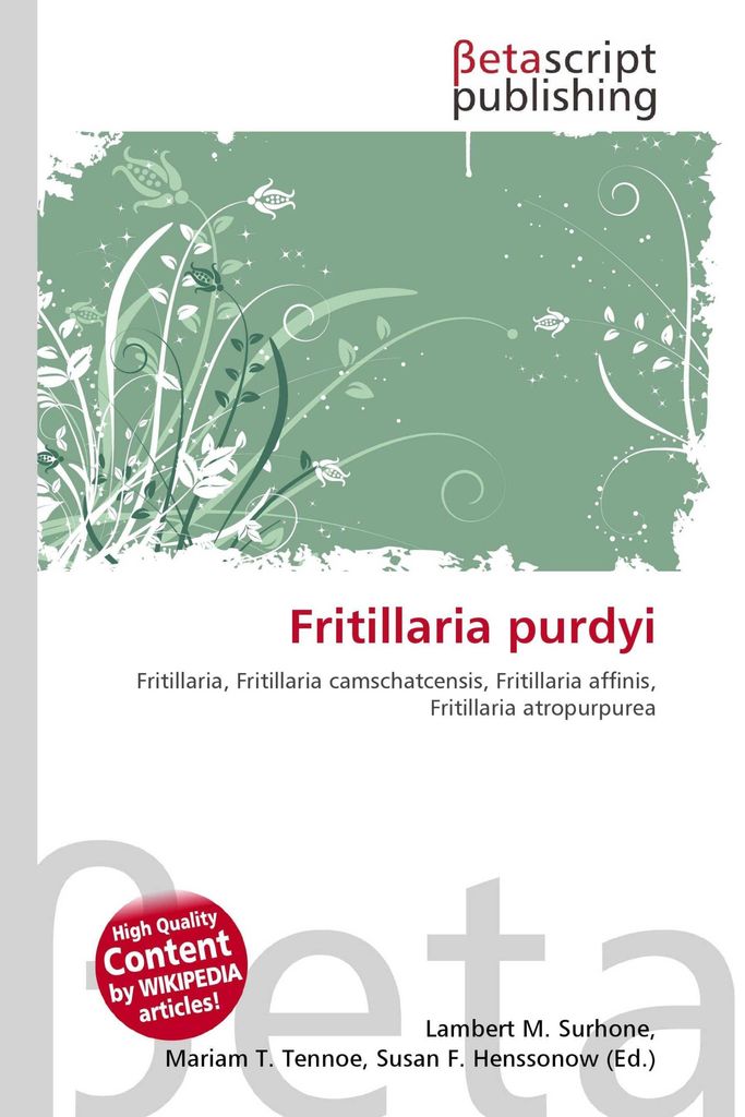 Fritillaria purdyi