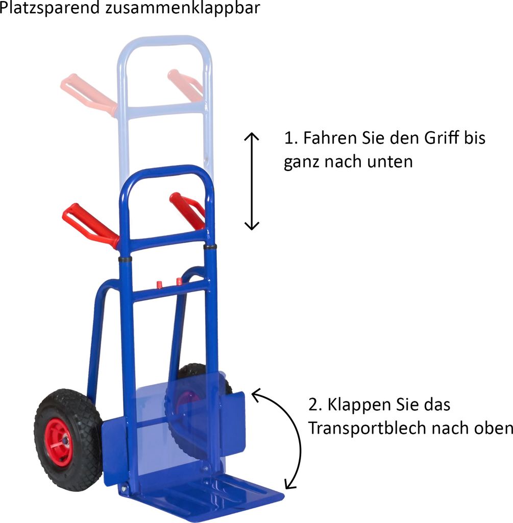 PROFI Sackkarre von Midori Stapelkarre Sackkarre Produktbild 8