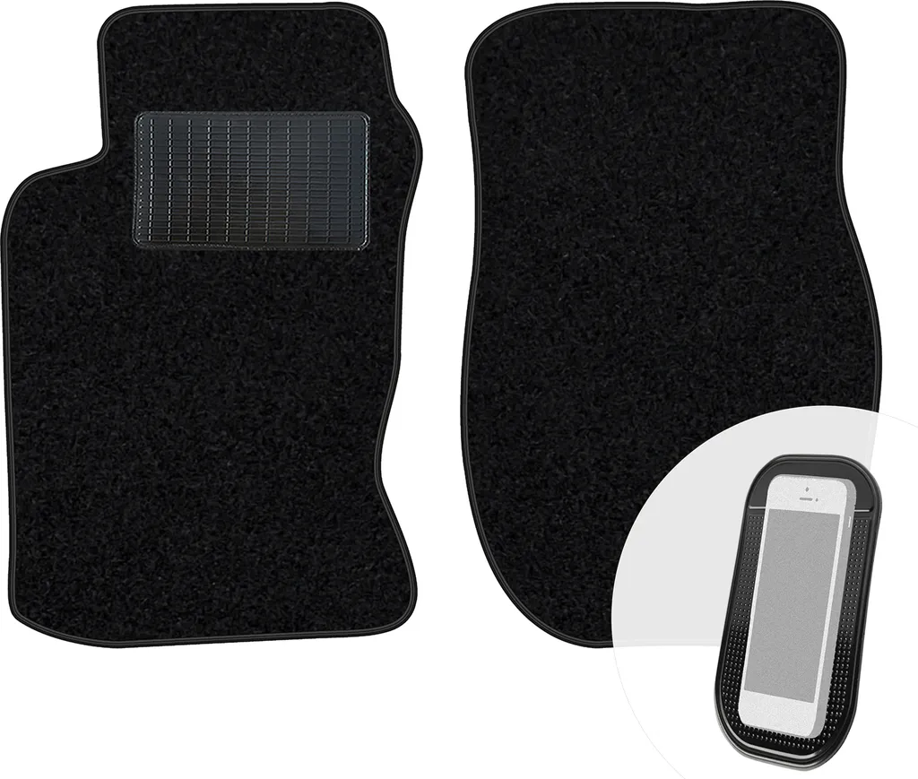 Set 2 Tappetini Velours Toyota Carina E 1992-1998 moto-MOLTICO Qualità Oro