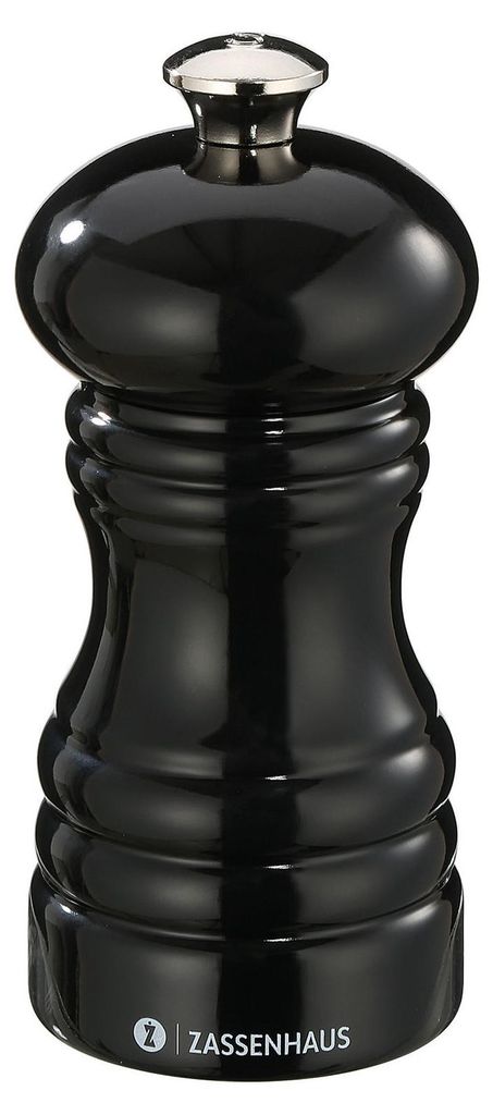 Zassenhaus Salzmühle BERLIN 12 cm schwarz glänzend