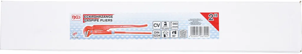 Pince pour tubes 2" BGS 6790 idéale pour les installations difficiles