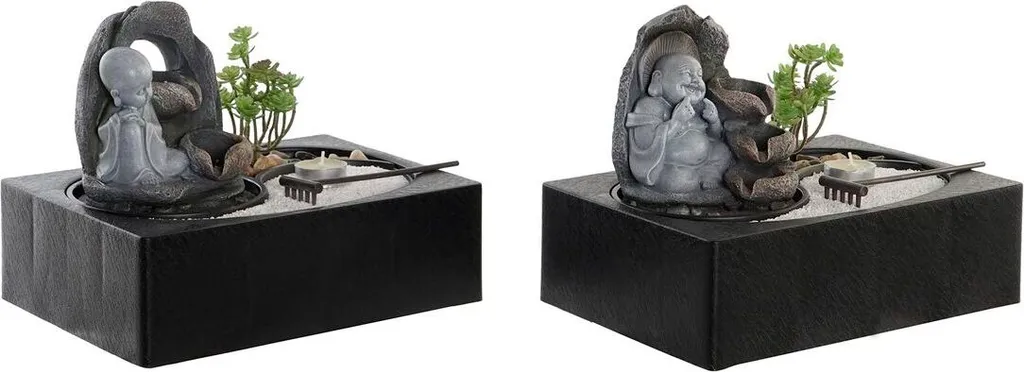 Fontaine d'Intérieur Bouddha Zen en Résine 29 cm - Décoration de Salon