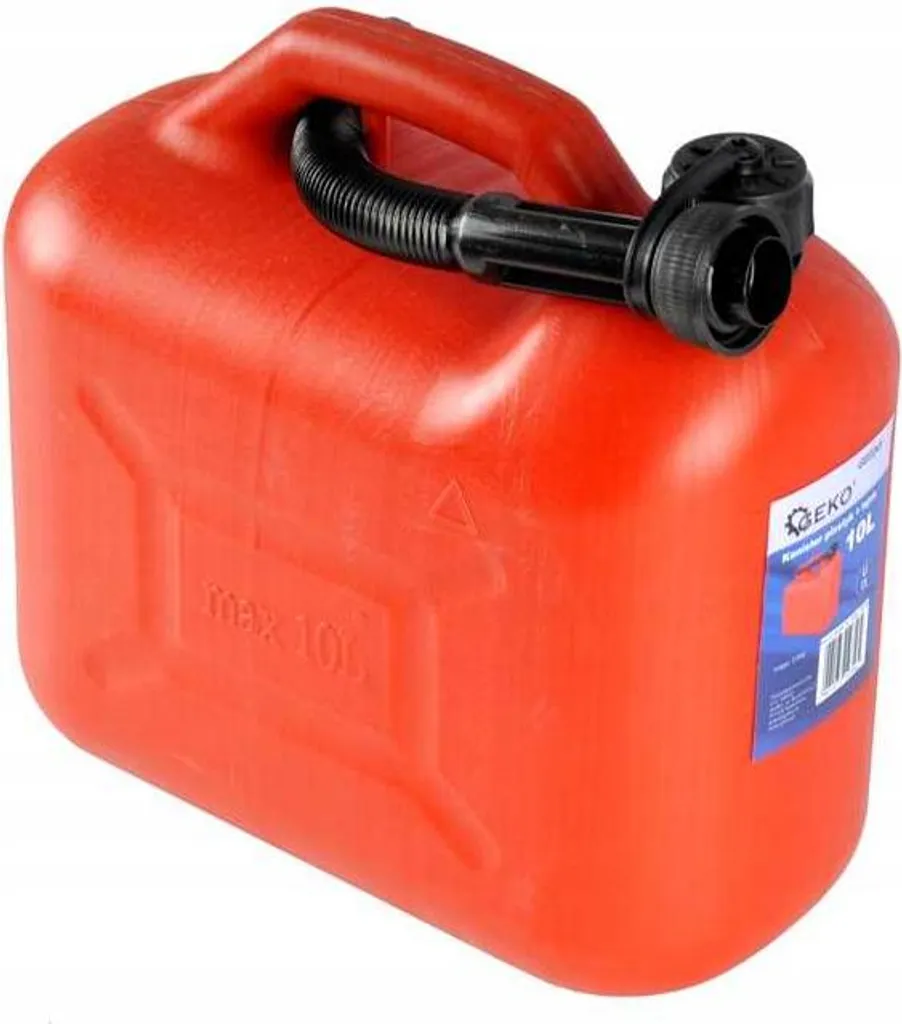 Premium, Tanica Carburante In Metallo - 5 L - Rosso