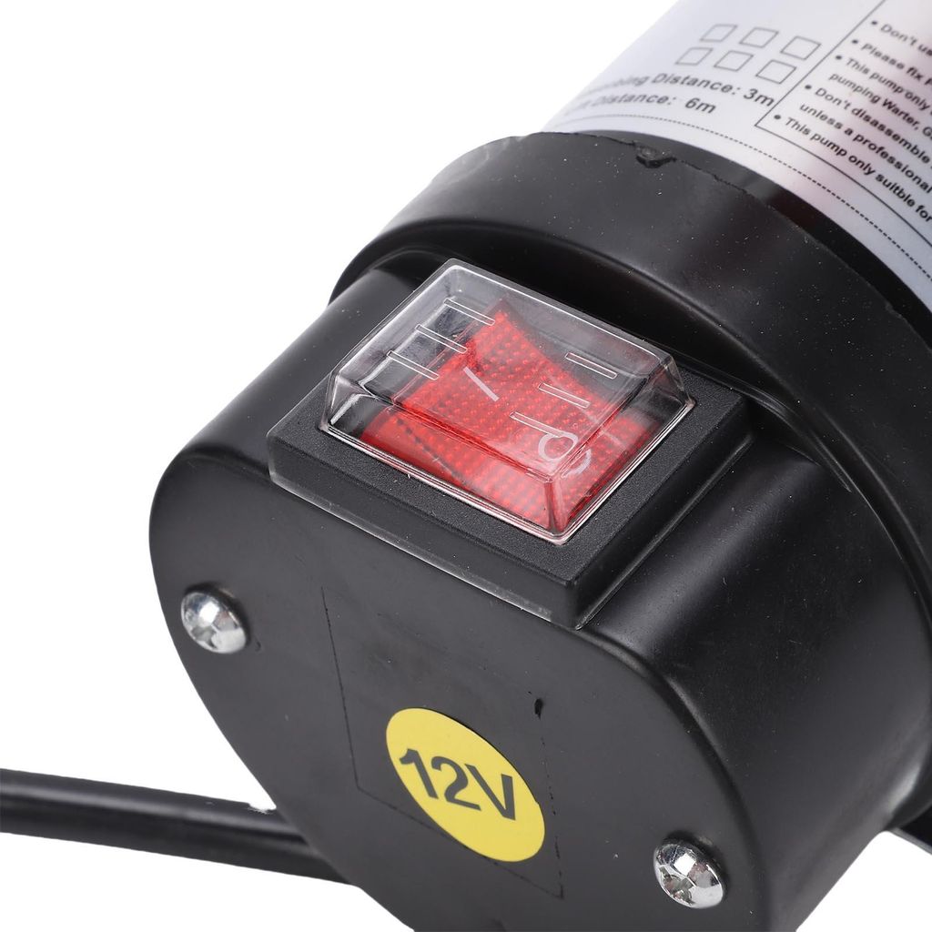 12 V DC elektrische Kraftstofftransferpumpe, tragbar, 45 l/min, selbstansaugender Ölabsauger für Derv-Kerosin-Nutzfahrzeuge
