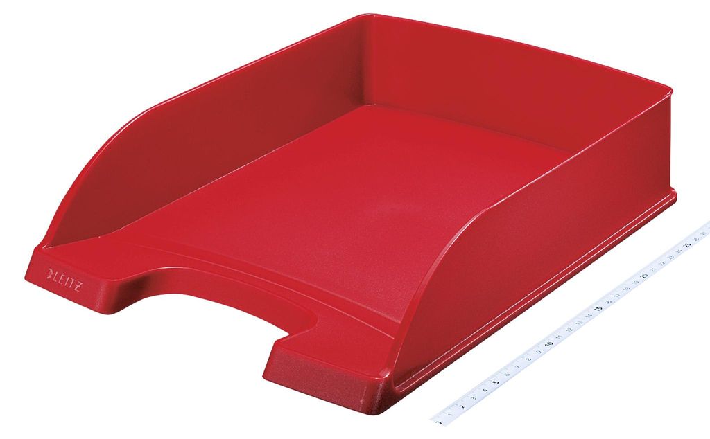 Leitz Plus Briefkorb, Standard, Rot, Polystyrene Produktbild 