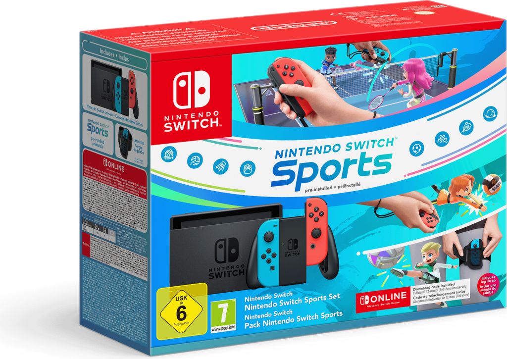 Switch-Konsole (neon-blau/neon-rot) - Nintendo Switch Produktbild