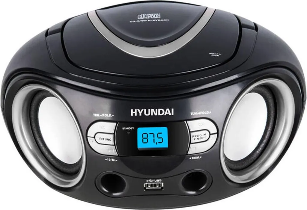 Hyundai TRC 533 Lecteur CD MP3 USB avec Enceintes Stéréo et Radio FM