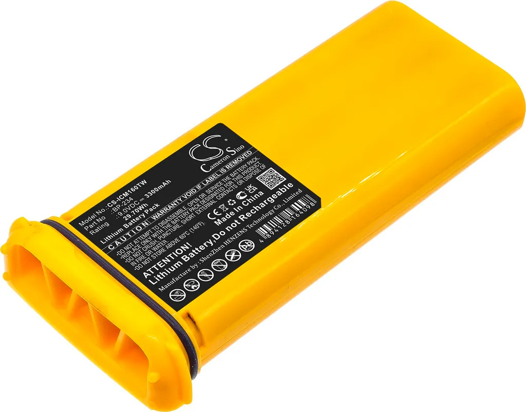 Batterie radio survie Icom IC-GM1600E pour navigation et sécurité mer