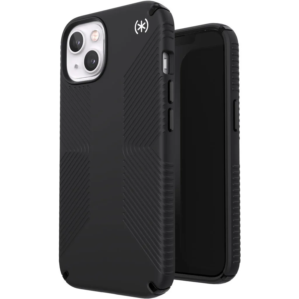 Coque iPhone 13 Antichoc Speck Presidio Perfect Clear Geo MagSafe Noir