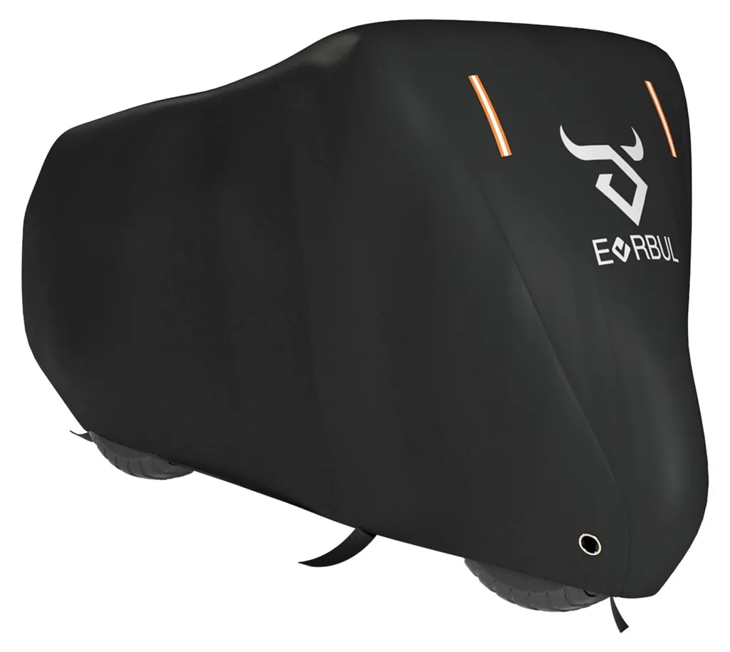 Couverture Moto Anti-UV 420D Imperméable avec Bandes Réfléchissantes