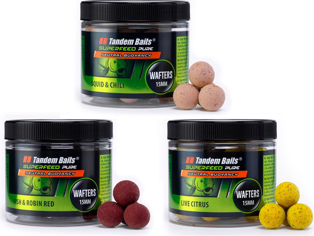 Tandem Baits 3er-Pack SuperFeed Pure Wafters ASH Flavour Produktbild 