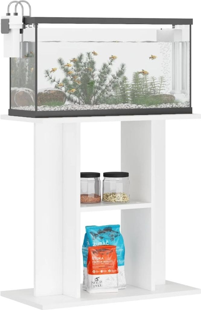 vidaXL Stojak pod akwarium biały 60x30x60 cm Materiał Zdjęcie produktu 7