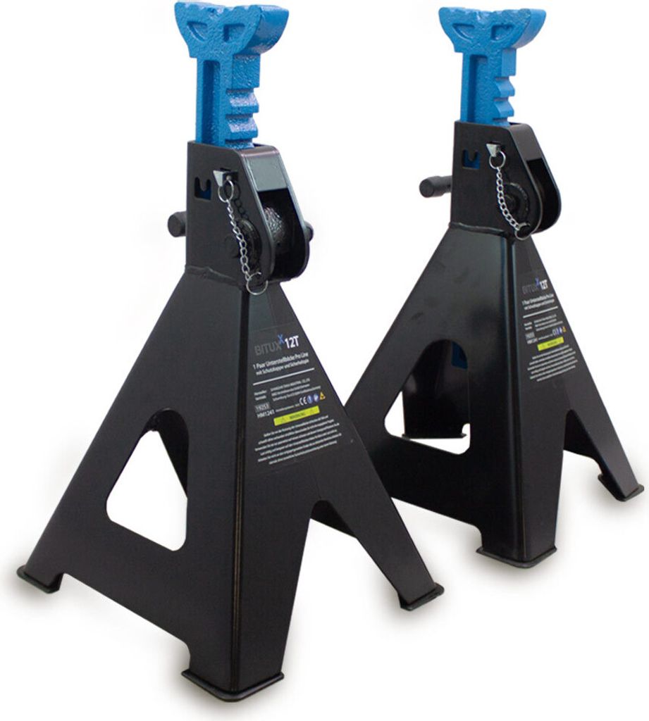 Bituxx 2x Unterstellbock Pro Line 12000 kg mit Schutzkappe Produktbild 