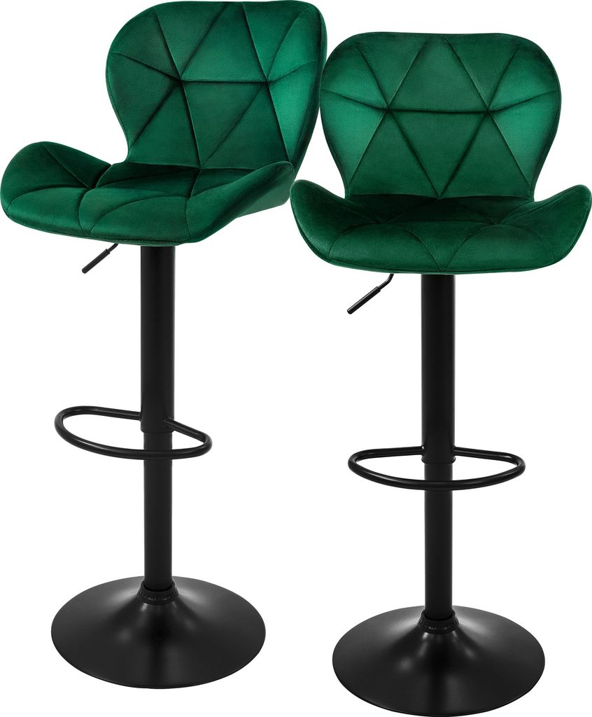 ML-Design 2er Set Barhocker Tresenhocker 360° drehbar, Produktbild